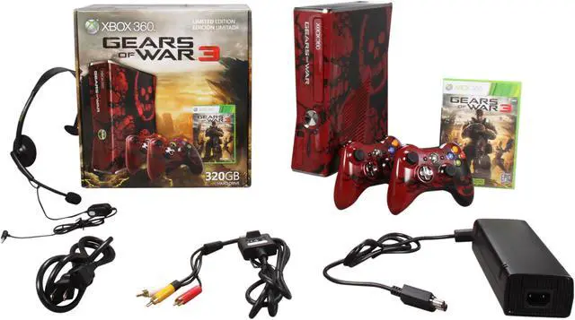 Alt view image 10 of 10 - Microsoft XBOX 360 Gears of War 3 Limited Edition Console 320 GB Hard Drive