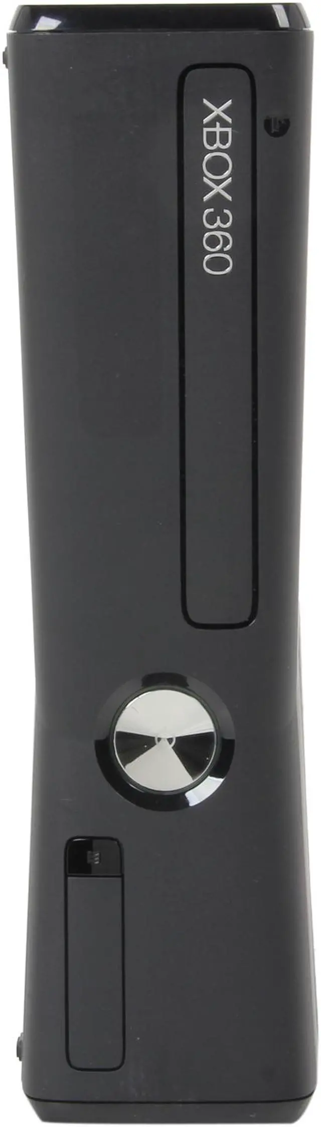 Alt view image 2 of 7 - Microsoft Xbox 360 Slim 4GB internal flash memory Black