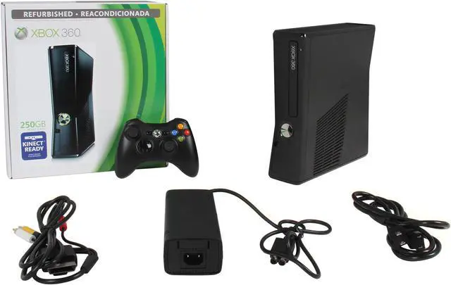 Alt view image 6 of 6 - Microsoft Xbox 360 250GB, Microsoft Refurbished
