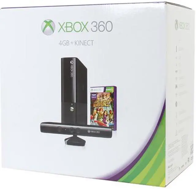Alt view image 4 of 4 - Microsoft Xbox 360E 4 GB Console with Kinect