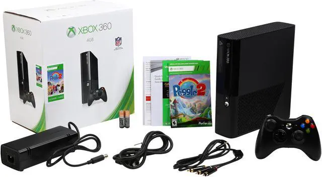 Alt view image 14 of 14 - Microsoft Xbox 360 Bundle 4 GB Black