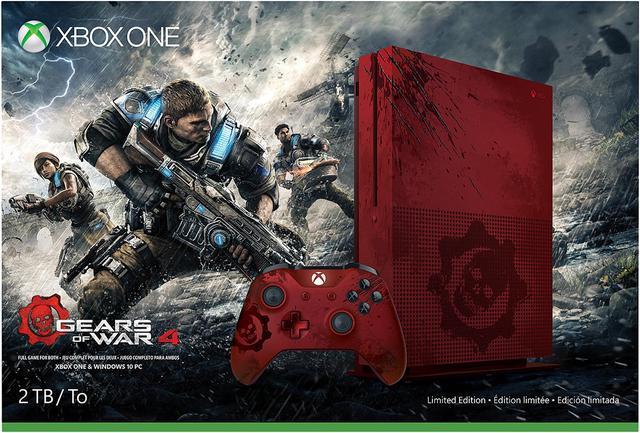 Console Xbox One S 1 Tera 4k + Jogo Bundle Gears Of War 4