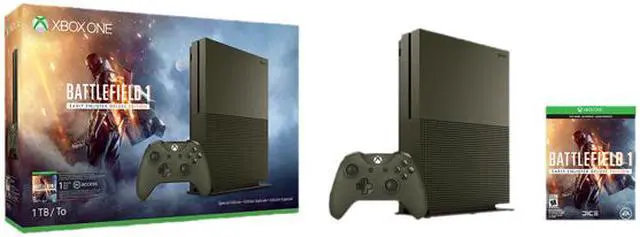 Alt view image 2 of 2 - Xbox One S 1 TB Console - Battlefield 1 Special Edition Bundle
