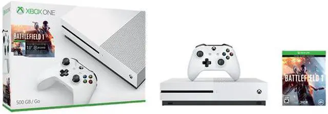 Alt view image 2 of 2 - Xbox One S 500 GB Console - Battlefield 1 Bundle