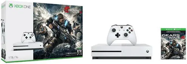 Alt view image 2 of 5 - Xbox One S 1TB Console - Gears of War 4 Bundle