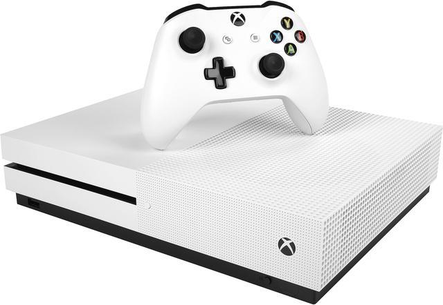Xbox One S 500GB White w/ Cords, Controller And One Game.