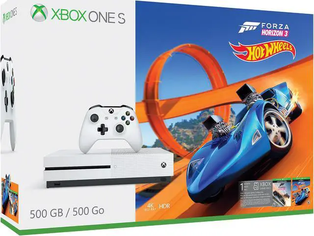 Alt view image 10 of 10 - Xbox One S 500GB - Forza Horizon 3 Hot Wheels Bundle