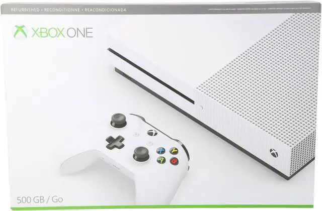 Alt view image 3 of 12 - Xbox One S 500GB Console - Refurbished