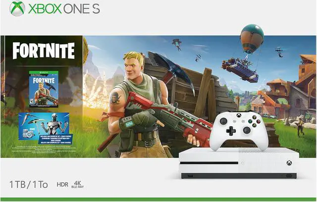 Alt view image 9 of 9 - Xbox One S 1TB Console - Fortnite Bundle
