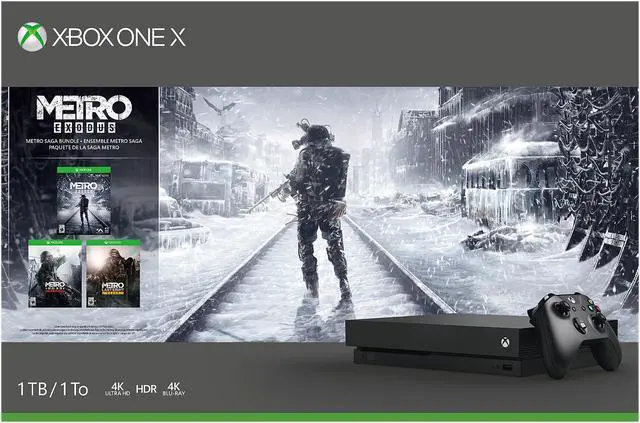 Alt view image 8 of 9 - Xbox One X 1TB Console - Metro Exodus Bundle