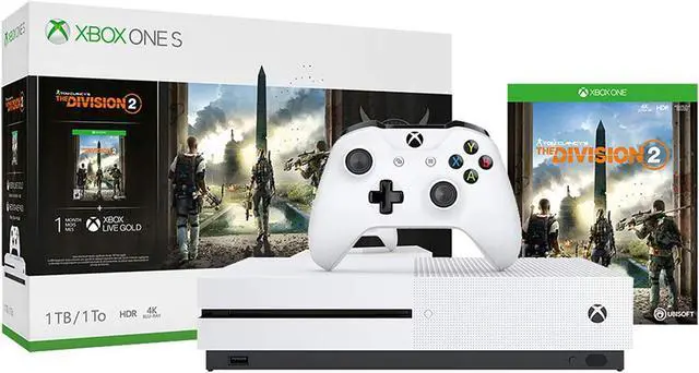 Alt view image 2 of 5 - Xbox One S 1TB Console - Tom Clancy's The Division 2 Bundle