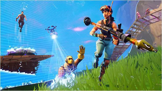 Alt view image 9 of 11 - Xbox One S 1TB Fortnite Battle Royale Special Edition Bundle