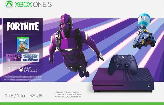 Alt view image 2 of 11 - Xbox One S 1TB Fortnite Battle Royale Special Edition Bundle