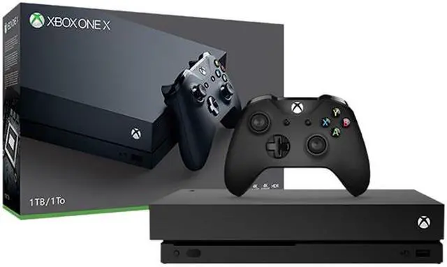 Alt view image 6 of 7 - Factory Recertified Xbox One X Gaming Console AMD 8 Core 2.3 GHz 12 GB/GDDR5 Memory 1 TB Hard Drive Wireless-controller HDR Blu-Ray Drive 4K HD Supported Retail-box
