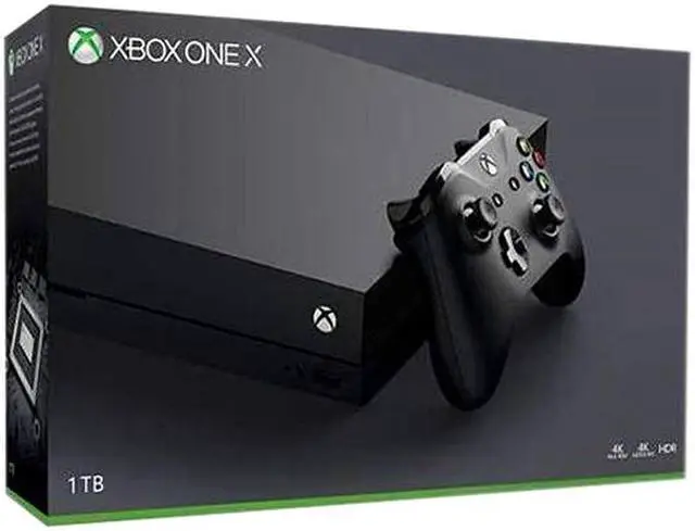 Alt view image 7 of 7 - Factory Recertified Xbox One X Gaming Console AMD 8 Core 2.3 GHz 12 GB/GDDR5 Memory 1 TB Hard Drive Wireless-controller HDR Blu-Ray Drive 4K HD Supported Retail-box