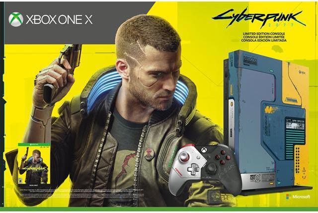 Xbox one x cyberpunk on sale 2077 limited edition bundle