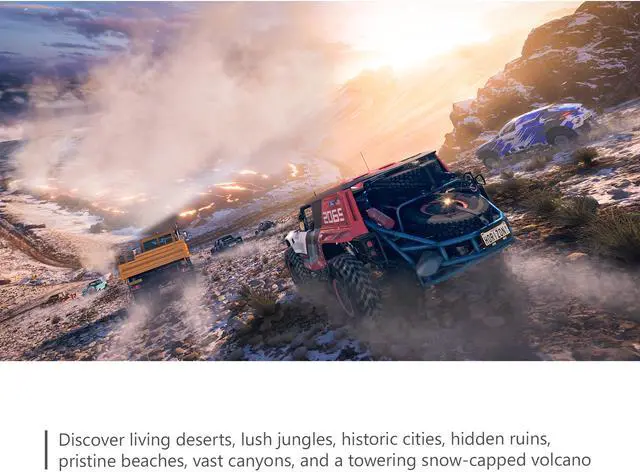 Alt view image 9 of 18 - Xbox Series X - Forza Horizon 5 Bundle (Includes, Forza Horizon 5 and Forza Horizon 5 Hot Wheels Expansion)
