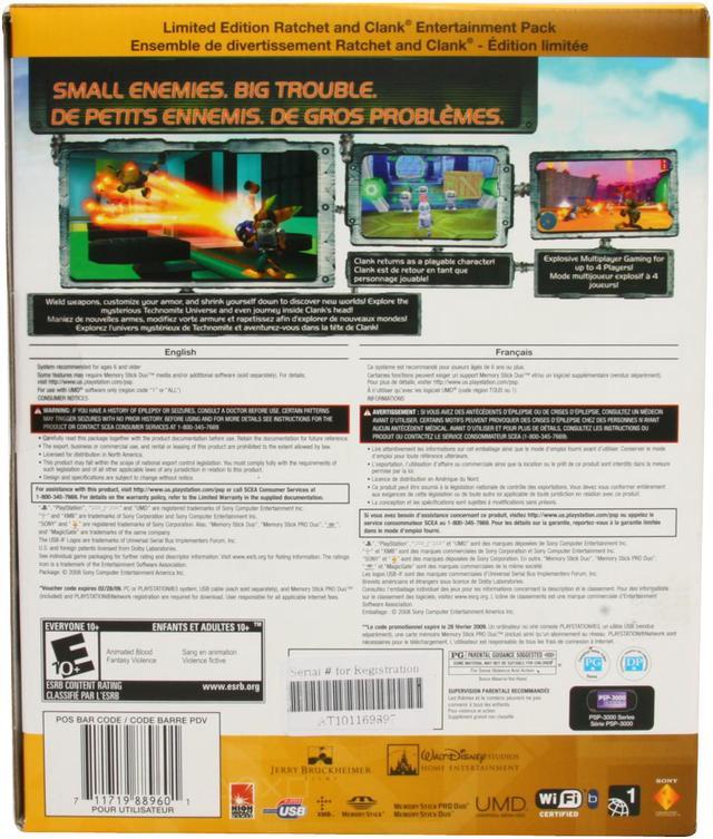 Best Buy: Sony Limited Edition Ratchet and Clank PSP Entertainment Pack  98896
