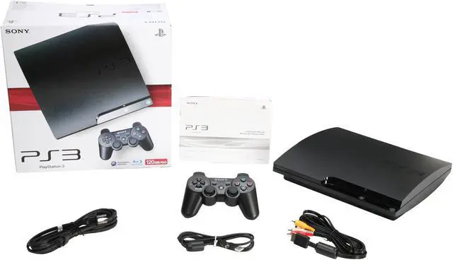 Alt view image 5 of 5 - Playstation 3 Slim 120GB System