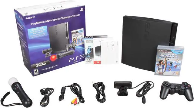 Alt view image 14 of 14 - Sony Playstation 3 320GB Sports Champion Move Bundle
