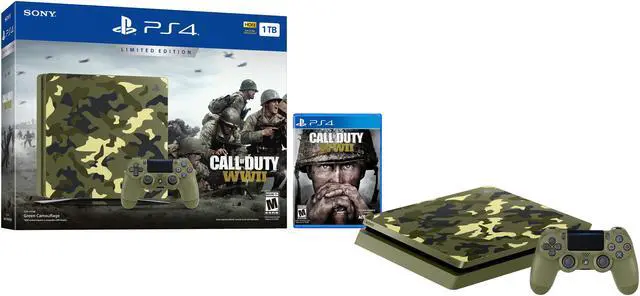 Alt view image 6 of 7 - PlayStation 4 Slim 1TB Console - Call of Duty WWII Limited Edition