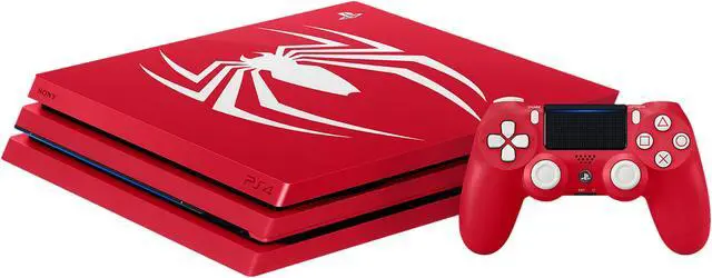 Alt view image 4 of 6 - PlayStation 4 Pro 1TB Limited Edition - Marvel's Spider-Man Bundle