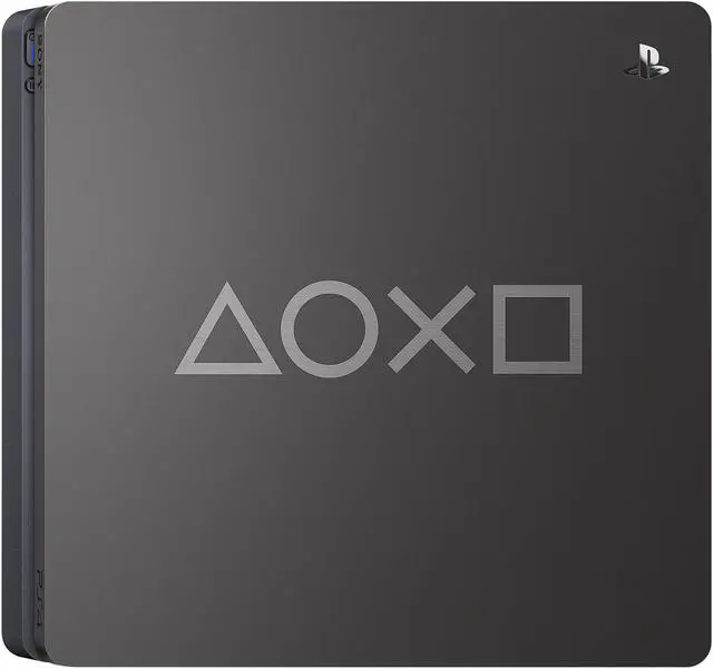 Alt view image 4 of 7 - PlayStation 4 Slim 1TB Days of Play Limited Edition Console - Steel Grey