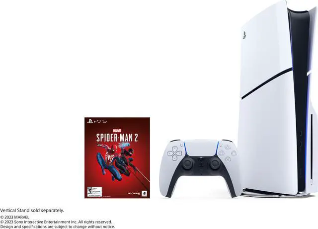 Alt view image 2 of 5 - PlayStation 5 Slim Console – Marvel’s Spider-Man 2 Bundle