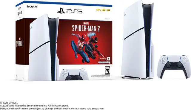 Alt view image 3 of 5 - PlayStation 5 Slim Console – Marvel’s Spider-Man 2 Bundle