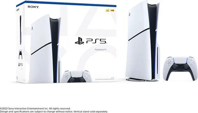 Alt view image 4 of 7 - PlayStation 5 Slim Disc console