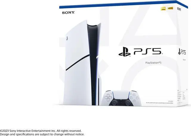 Alt view image 7 of 7 - PlayStation 5 Slim Disc console