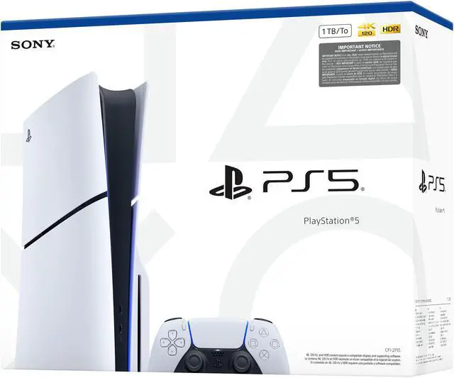 Alt view image 6 of 7 - PlayStation 5 Slim Disc Console