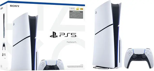 Alt view image 4 of 7 - PlayStation 5 Slim Disc Console