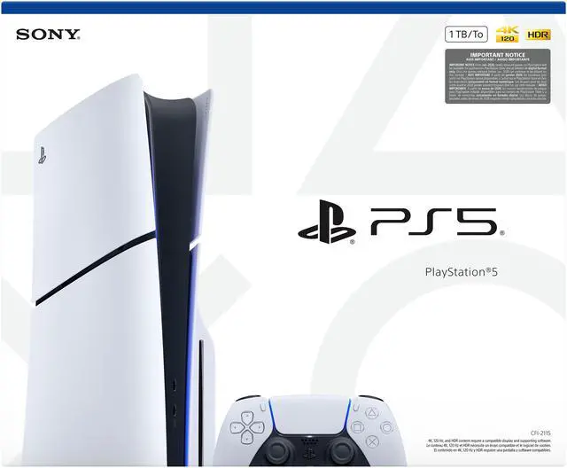 Alt view image 5 of 7 - PlayStation 5 Slim Disc Console