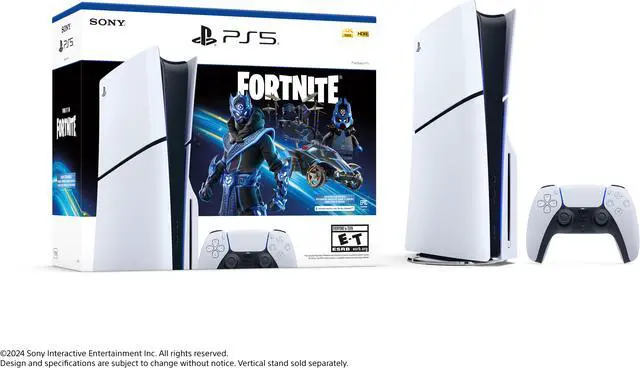 Main image of PlayStation 5 Disc Console - Fortnite Cobalt Star Bundle