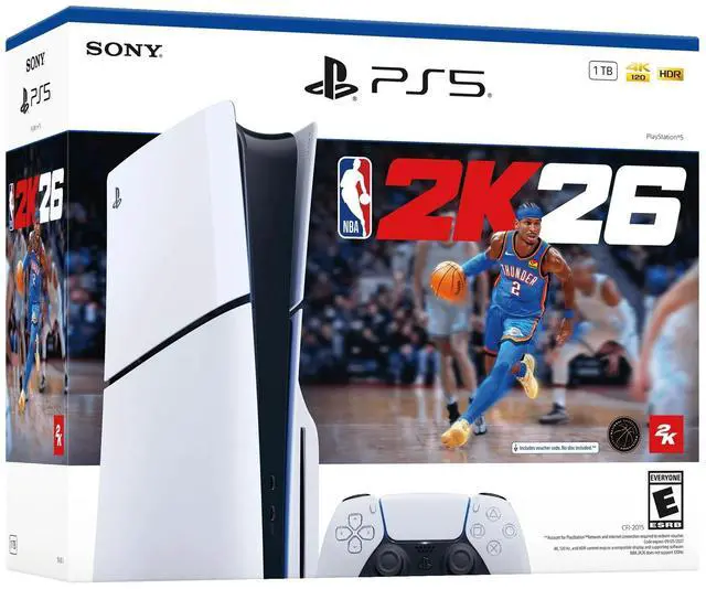 Alt view image 3 of 11 - PlayStation®5 Console – NBA 2K26 Bundle (model group -slim)