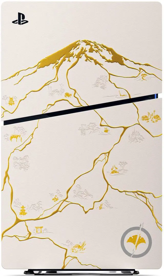 Alt view image 6 of 7 - PlayStation®5 Console – Ghost of Yotei Gold Limited Edition Bundle
