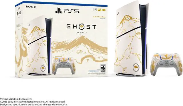 Main image of PlayStation®5 Console – Ghost of Yotei Gold Limited Edition Bundle