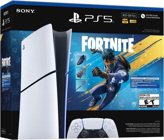 Alt view image 2 of 3 - PlayStation®5 Digital Edition 825GB – Fortnite Flowering Chaos Bundle