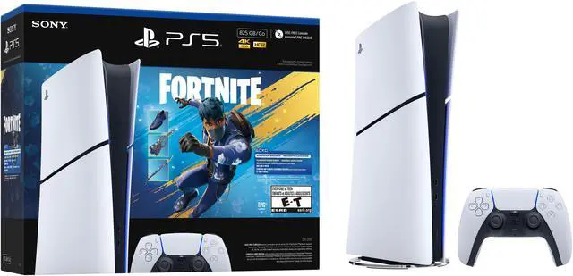 Main image of PlayStation®5 Digital Edition 825GB – Fortnite Flowering Chaos Bundle