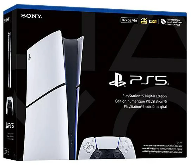 Alt view image 3 of 7 - PlayStation 5 Digital Slim Console 825GB