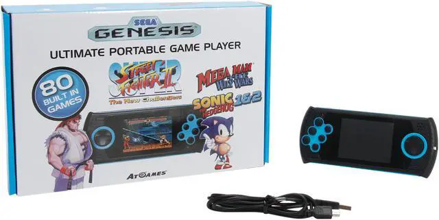 Alt view image 8 of 8 - AtGames Sega Genesis Ultimate Portable Game Player with 80 games
