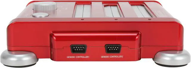 Alt view image 4 of 8 - Hyperkin SNES/ NES/ Genesis RetroN 3 Gaming Console (Vector Red)