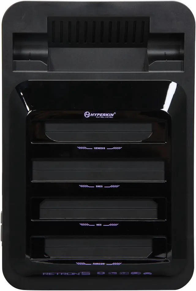 Alt view image 7 of 12 - Hyperkin RetroN 5 Gaming  Console - (Black)
