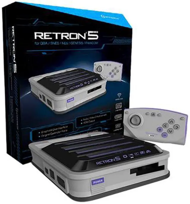 Hyperkin RetroN 5 Gaming Console - (Gray) - Newegg.com