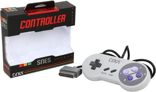 Alt view image 7 of 7 - Cirka S91 Classic Retro Controller for SNES Super Nintendo