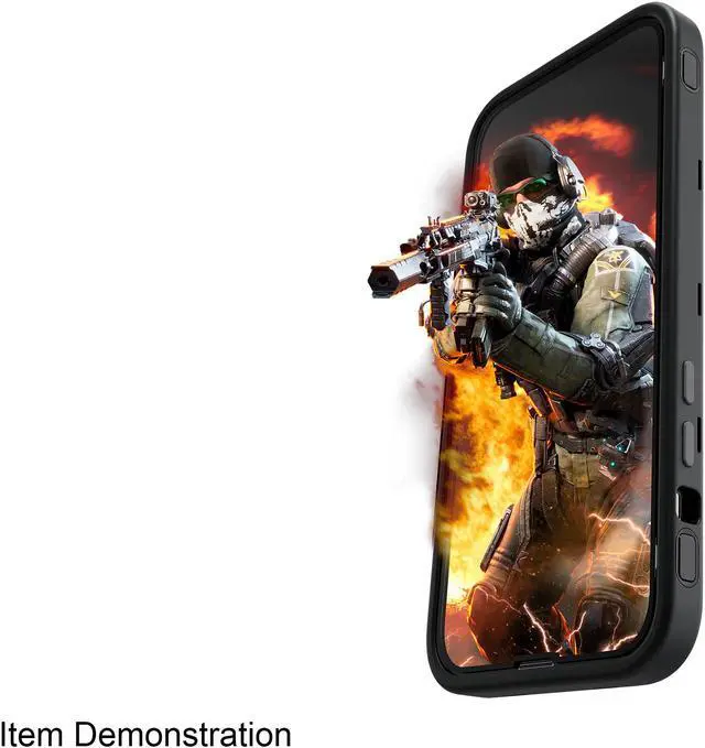 Alt view image 2 of 5 - Mobile Gaming Corps Ronin Gaming Case - iPhone 13 Pro MAX - Mamba Black
