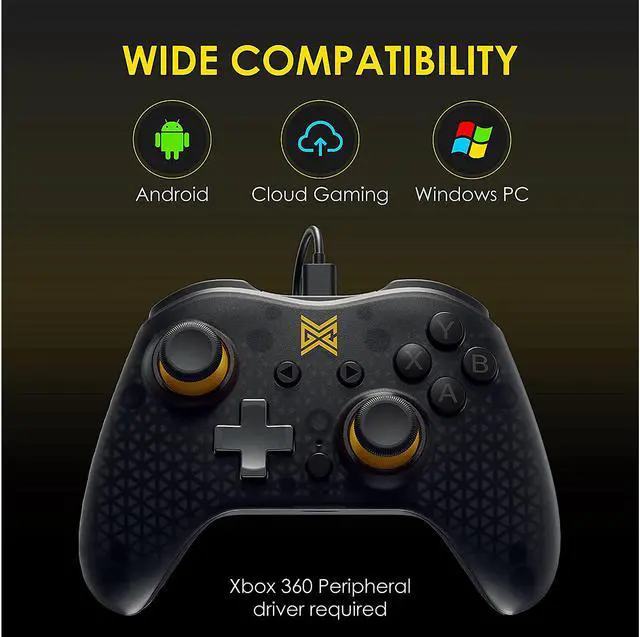 Alt view image 2 of 6 - Mobile Gaming Corps Scorpa Wired Mobile & PC Gaming Controller
