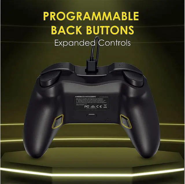 Alt view image 5 of 6 - Mobile Gaming Corps Scorpa Wired Mobile & PC Gaming Controller