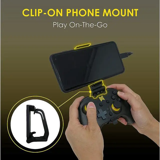 Alt view image 6 of 6 - Mobile Gaming Corps Scorpa Wired Mobile & PC Gaming Controller